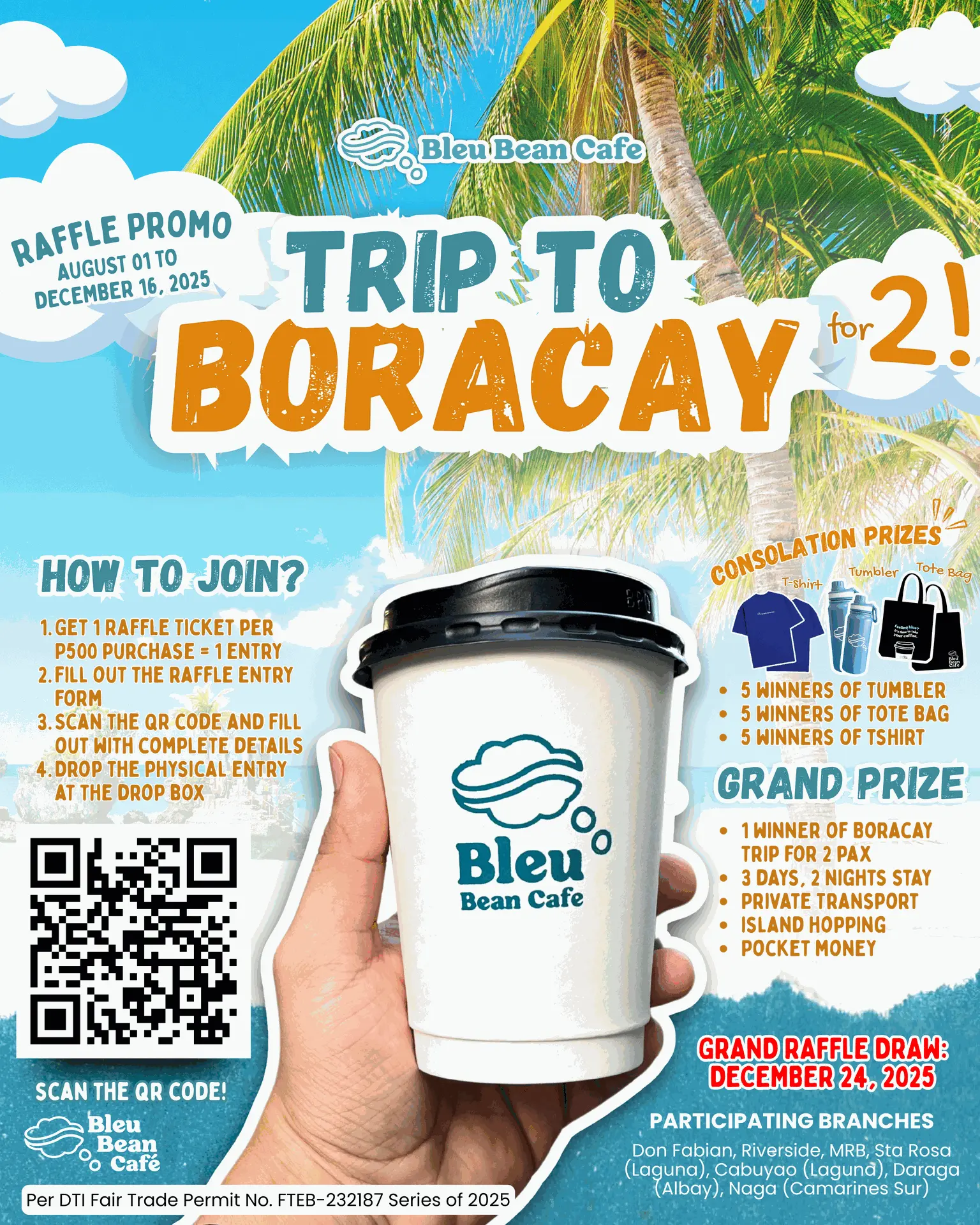 Bleu Bean Cafe - Promos